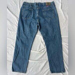 Wrangler Men’s Classic Jeans 42x30 Blue Straight Leg Denim Casual Workwear
